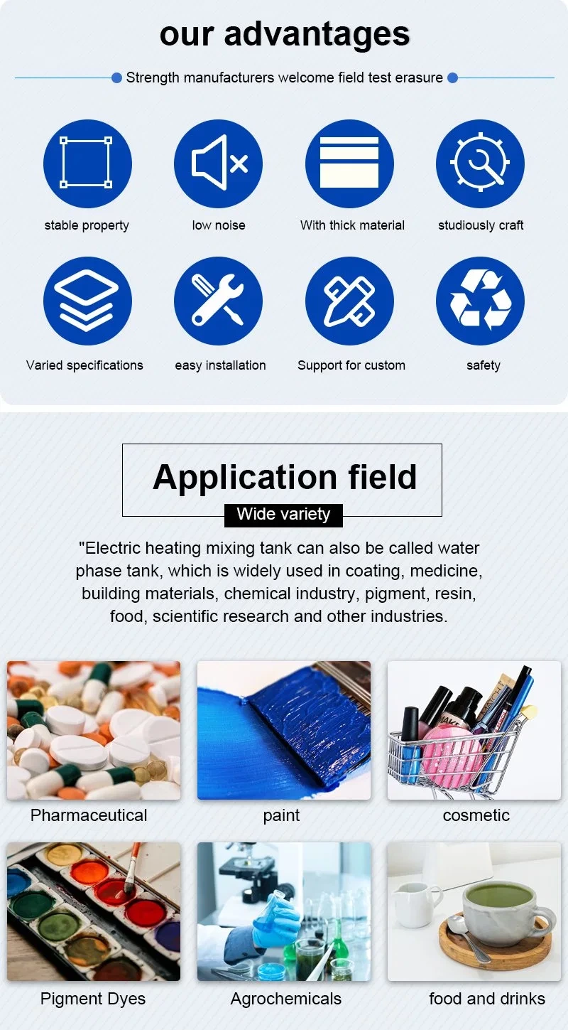 Best Price Detergent Making Machine Industrial Mixer/Mixing Equipment/Mixing Tank with Agitator