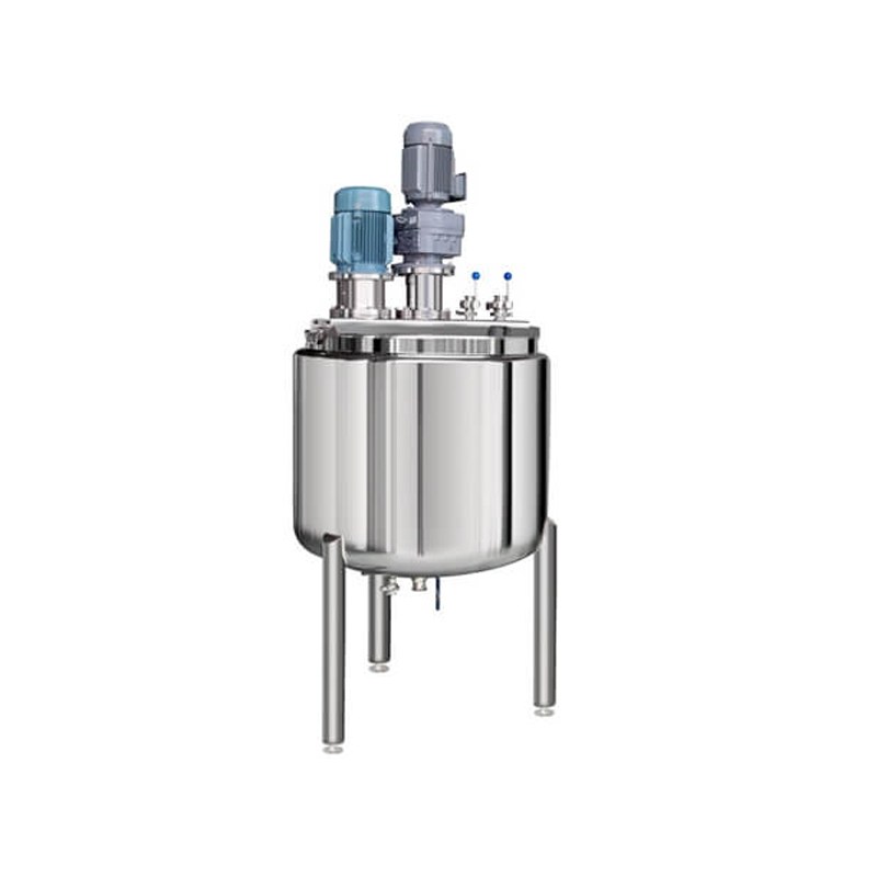 Open Dual Shaft Mixer Without Hydraulics
