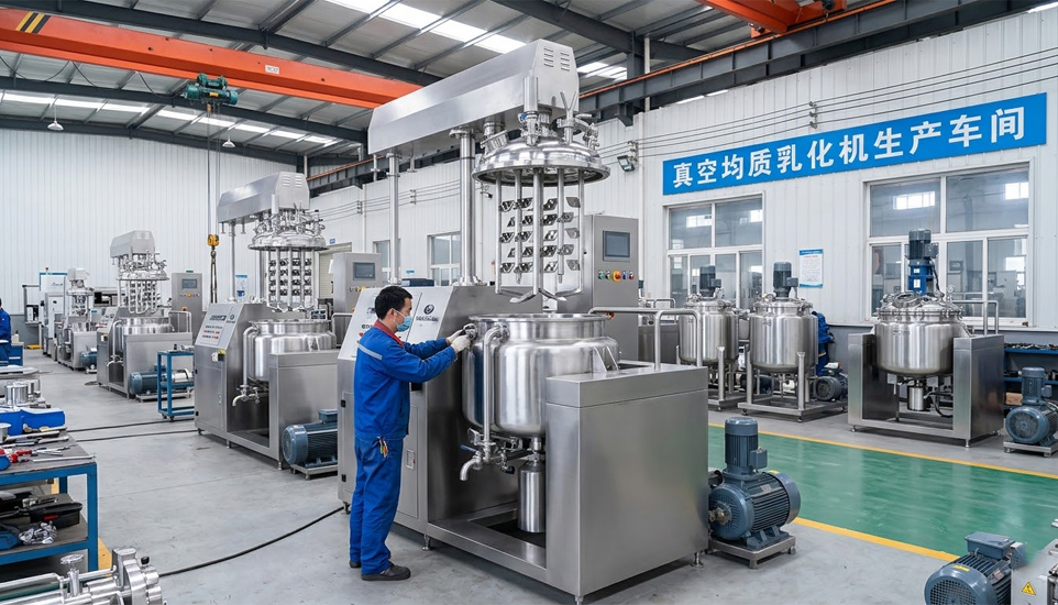 Vacuum Emulsifier Homogenizer Workshop